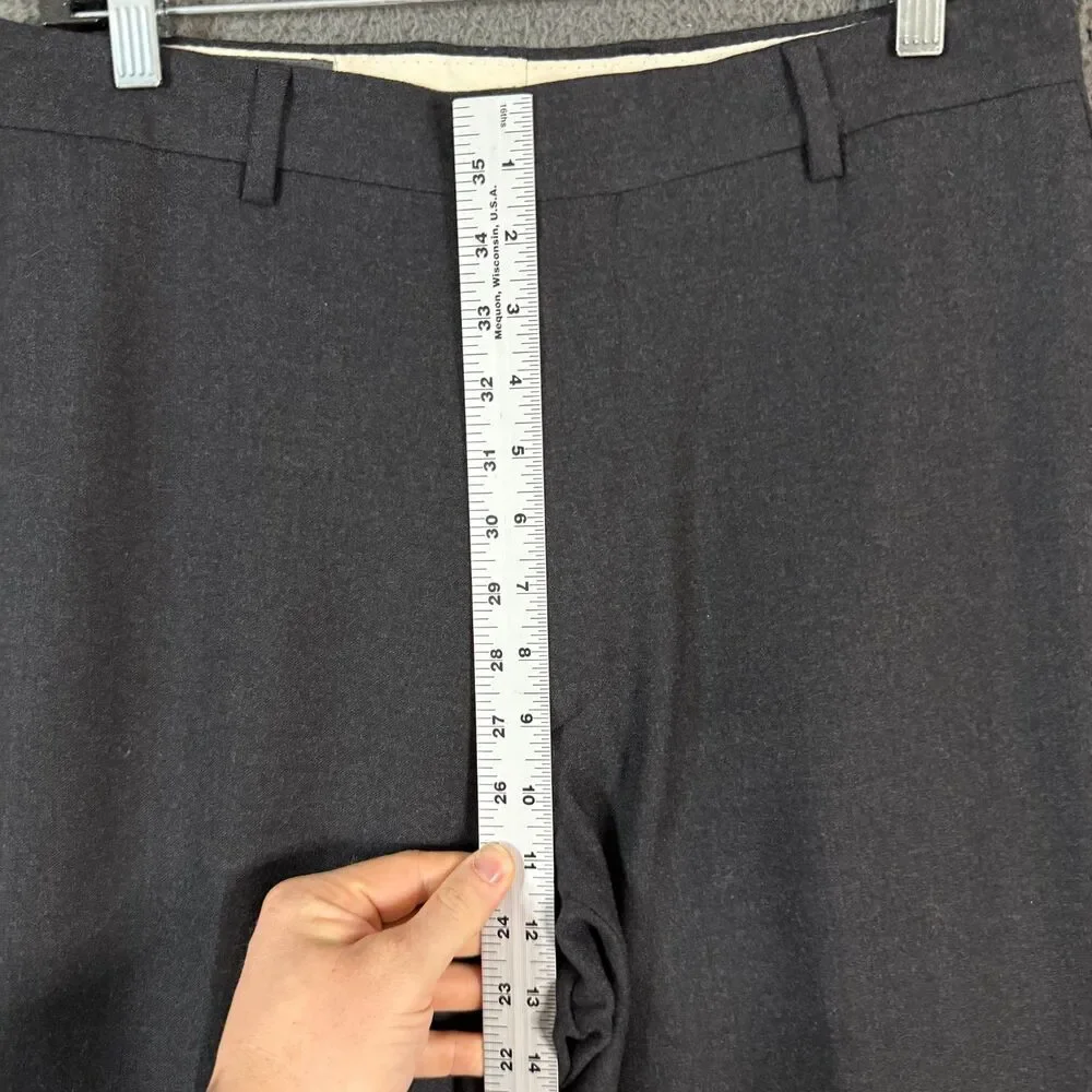 Vtg Banana Republic Dress Pants Mens 32x32 Straight Fit Flannel Wool Y2K
